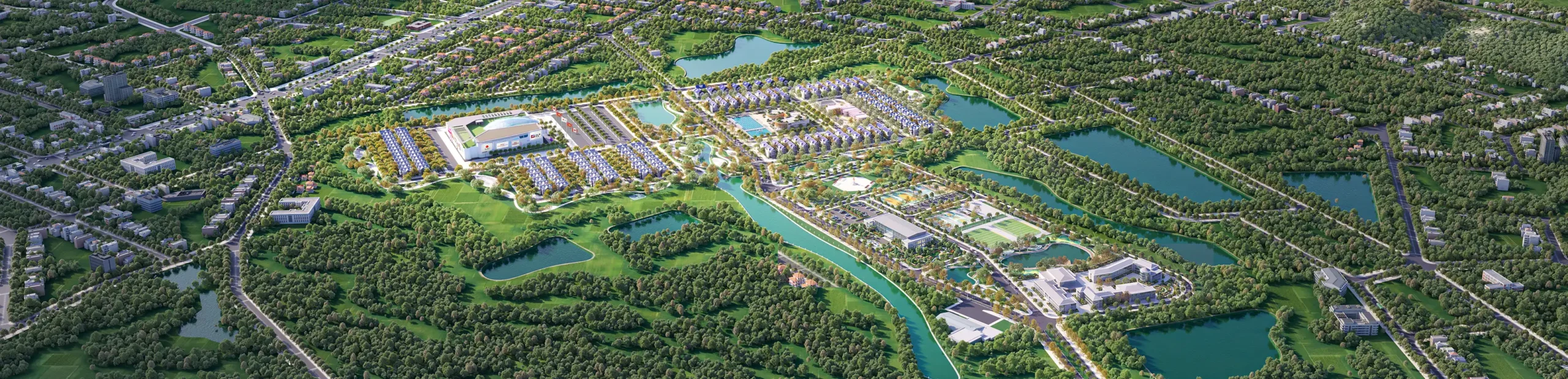 Sự kiện hợp tác triển khai kinh doanh dự án khu đô thị Đại Sơn Mountain Side 3 Hình ảnh topview của dự án khu đô thị Đại Sơn Mountain Side